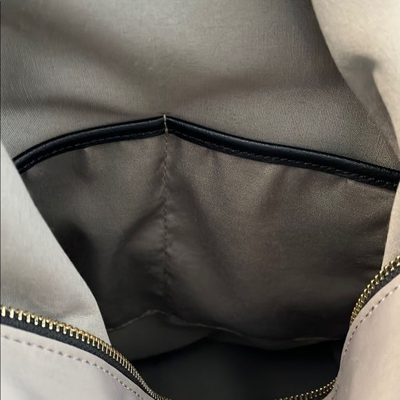 ALDO Taupe Gold Hardware Satiny Backpack - Picture 11 of 13